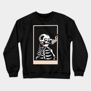 Smoking skull Crewneck Sweatshirt